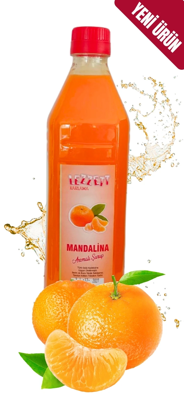 Mandalina Aromalı Buzlaş (Karlama) Şurubu